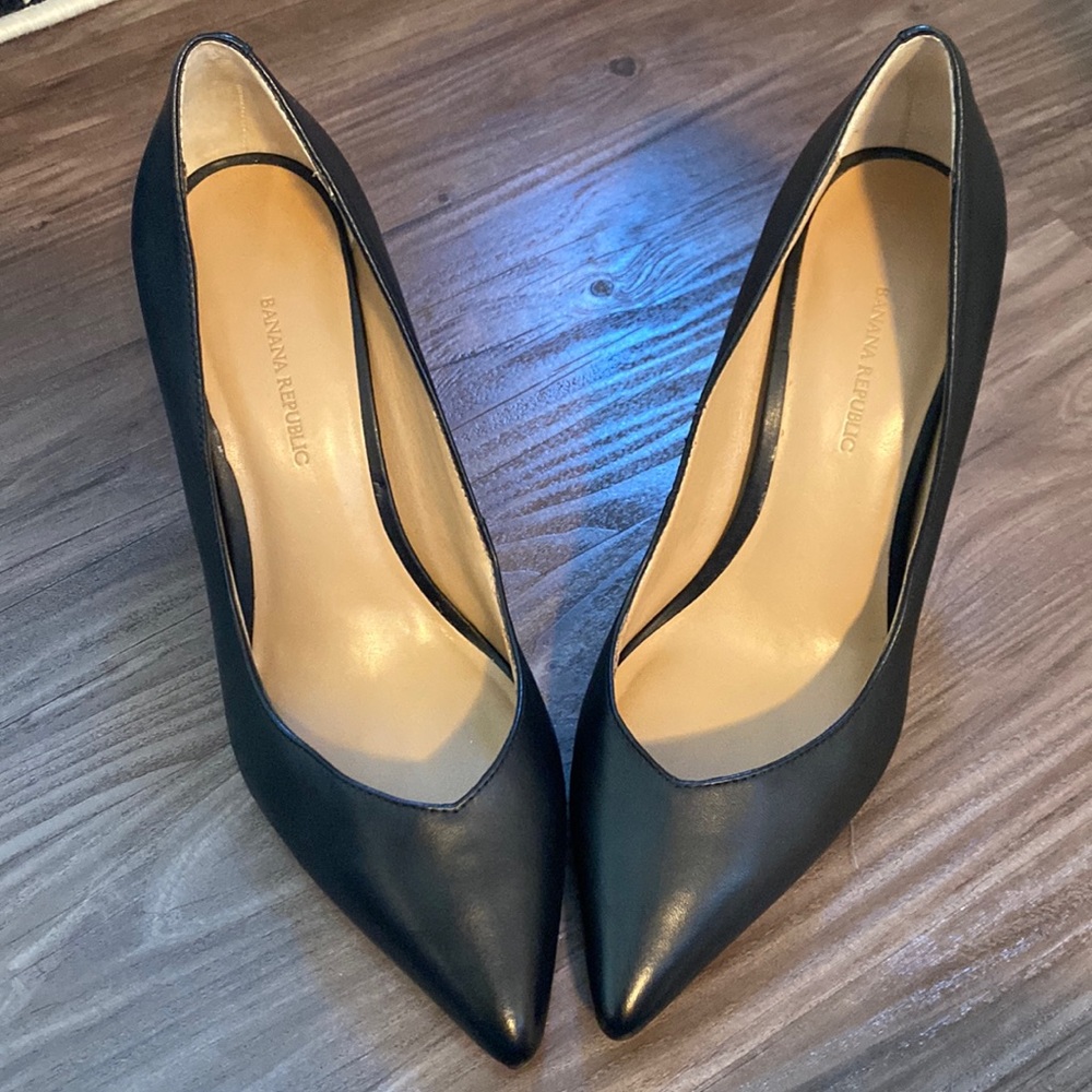 Long wear black heels